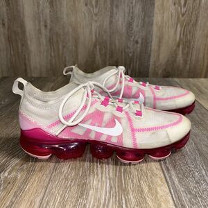 Nike Air Vapormax Summit Pink White Womens US Size 8.5 Running Shoes AR6632-105